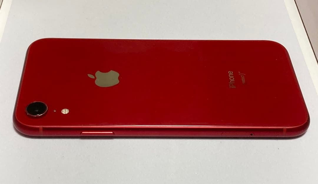 iPhone XR 64GB レッド　SIMフリー利用制限有無:○ 初期化済み2