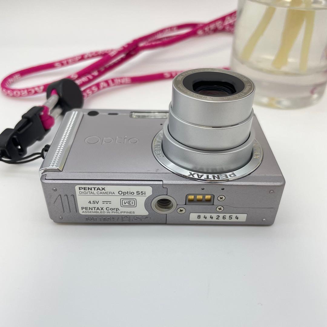 スマホ転送OK✨PENTAX Optio s5i✨動作確認済 可愛すぎるコンデジ