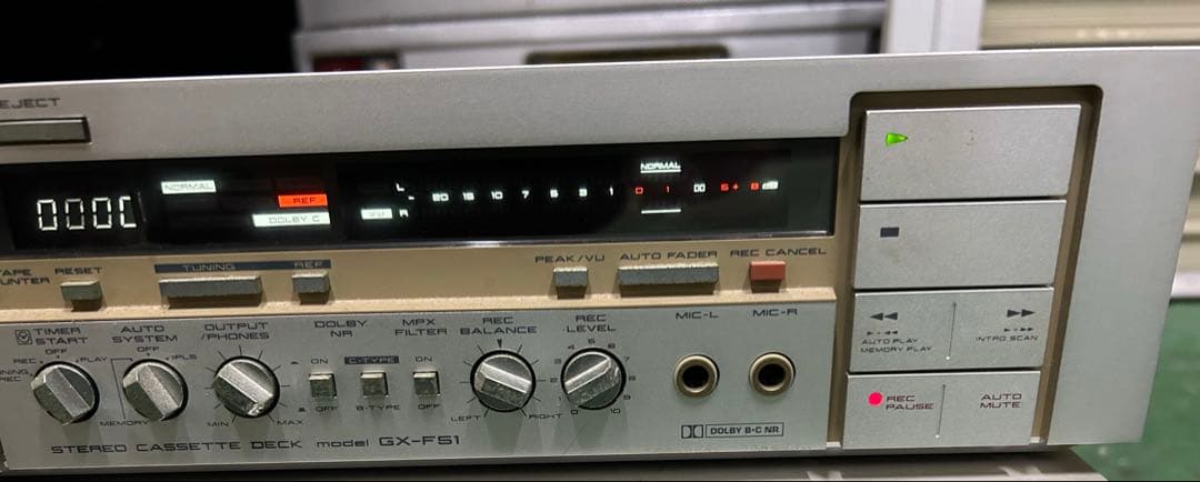 【ジャンク】AKAI アカイ GX-F51 ステレオカセットデッキ