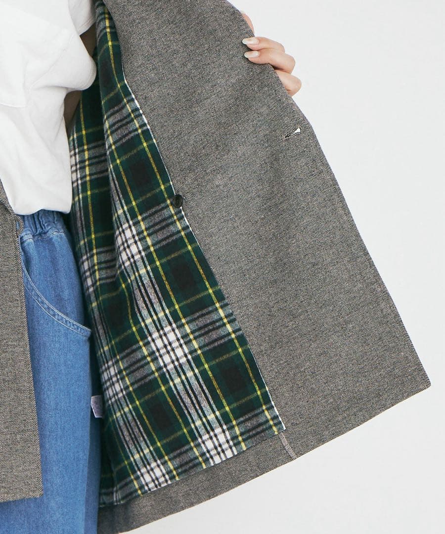 buoybuoy ブイ POP TWEED PAPA W-ジャケット