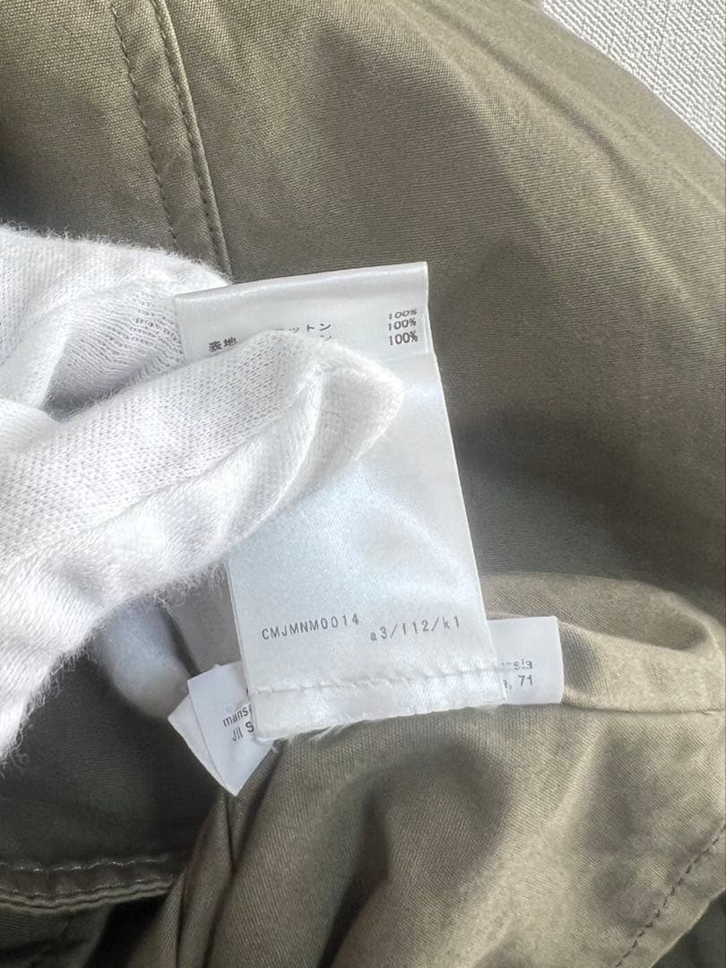 JIL SANDER ジルサンダー　ミリタリーコート　フーデッド　モッズコート