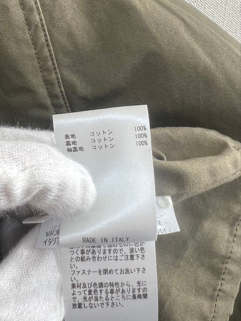 JIL SANDER ジルサンダー　ミリタリーコート　フーデッド　モッズコート