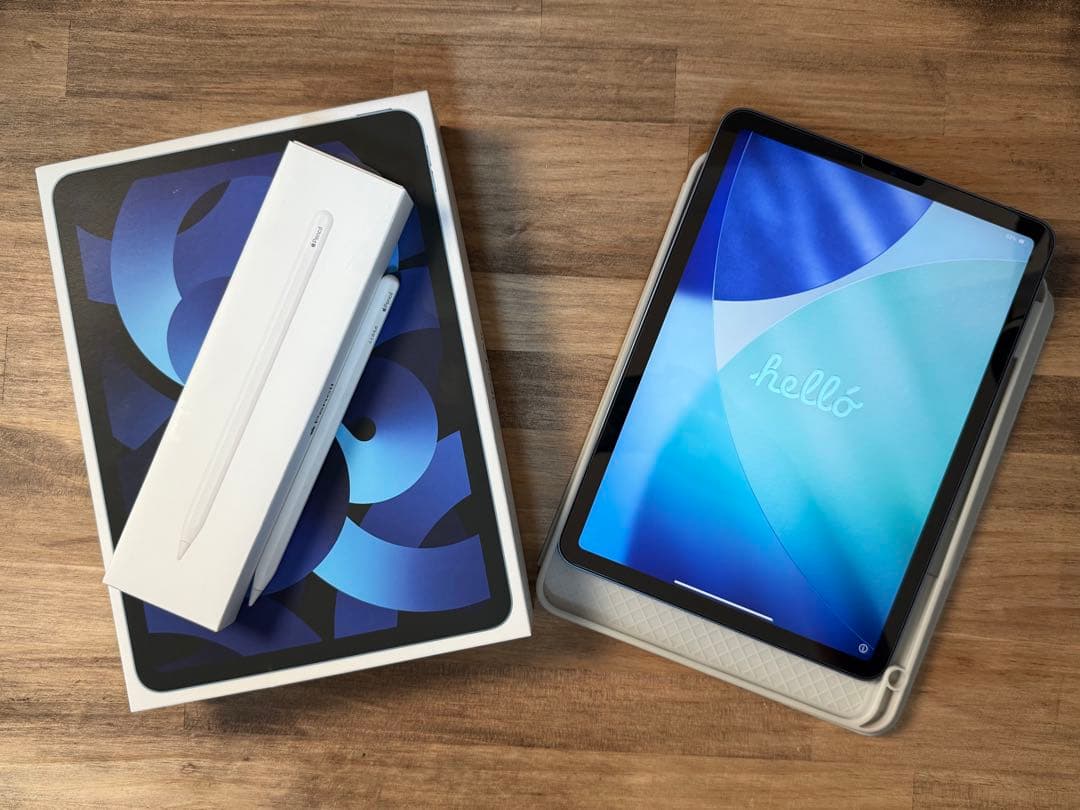 iPad Air（第5世代）Wi-Fi + Apple pencil（第二世代）