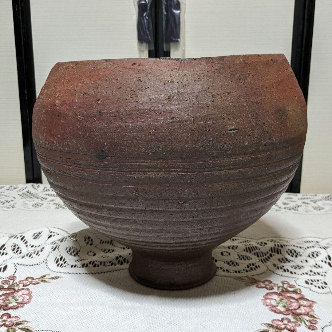 【本物保証】桃山時代 古備前 壷 陶友会鑑定書付き 箱 壺 花器 備前焼 置物