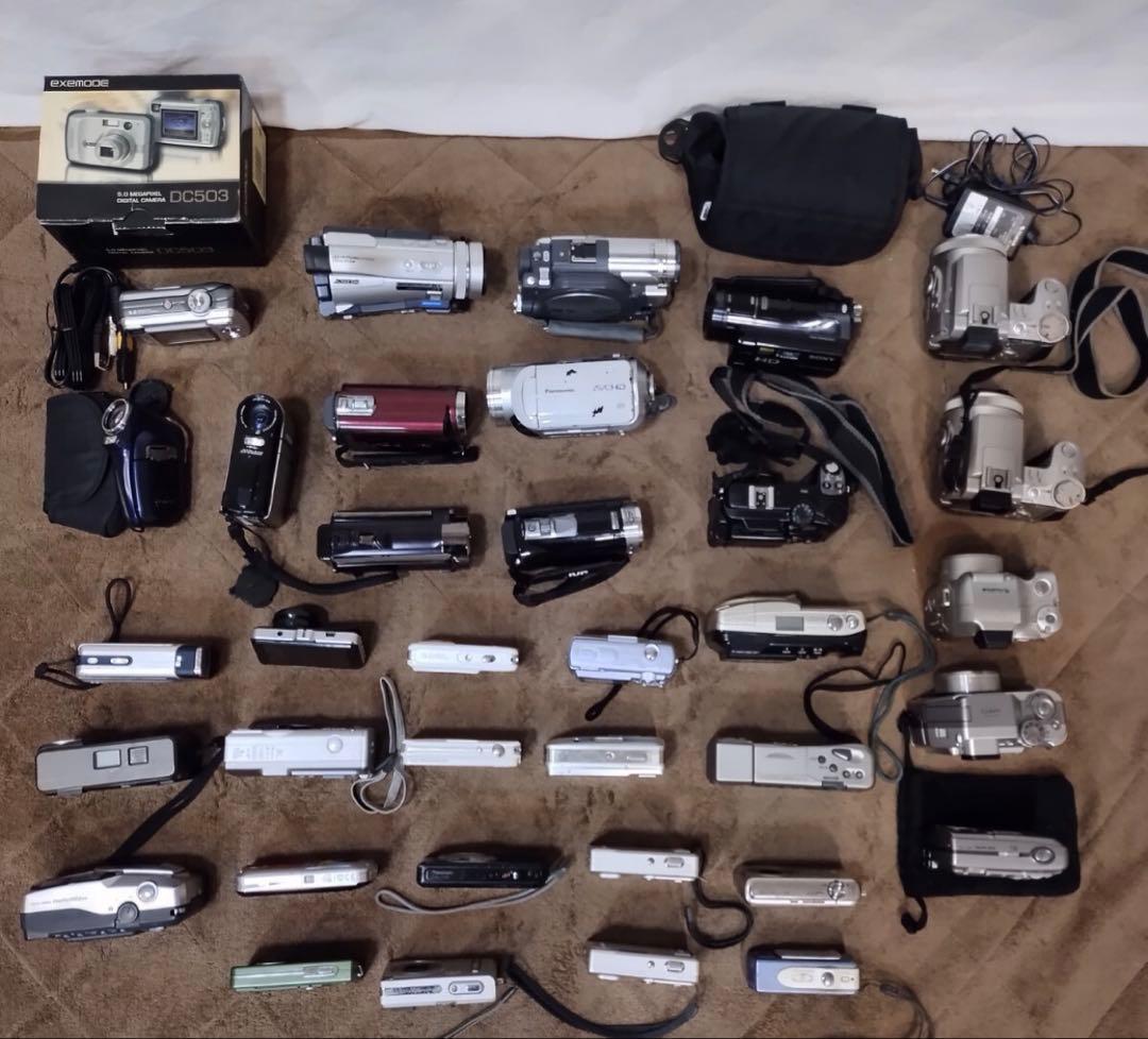 デジタルカメラ 大量 まとめ セット コンパクト コンデジ35台