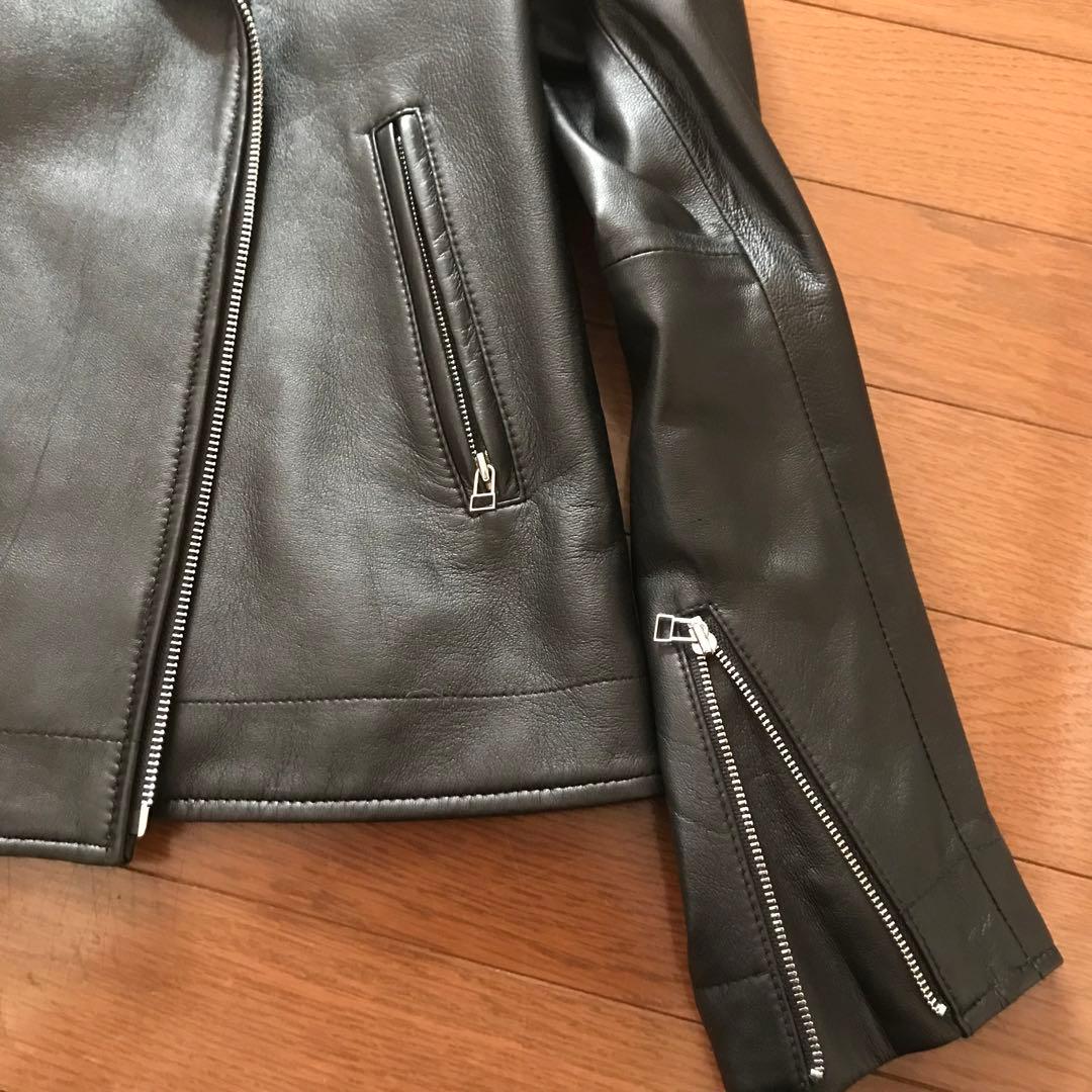 羊革　ライダージャケット