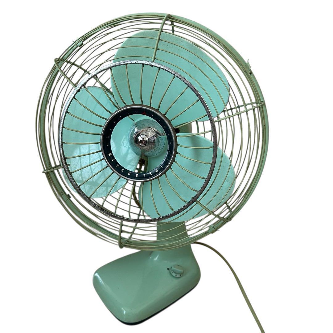 超レア！三菱電機製 扇風機　昭和レトロ　ヴィンテージ　DM-12GD 箱付き