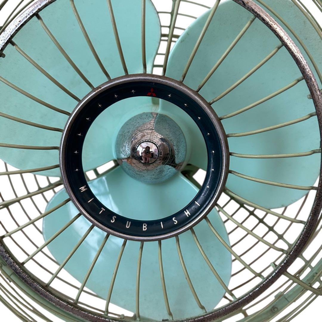 超レア！三菱電機製 扇風機　昭和レトロ　ヴィンテージ　DM-12GD 箱付き