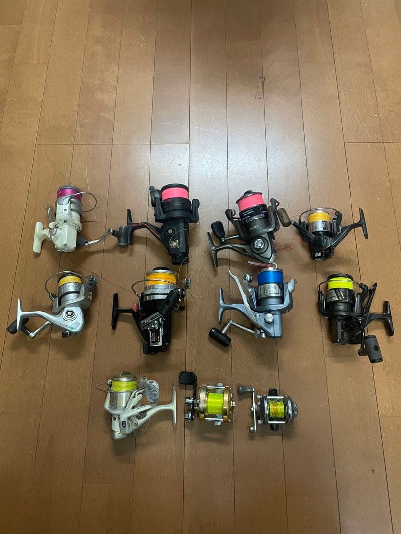 ❷リール11個 仕掛け釣り道具まとめ売り
