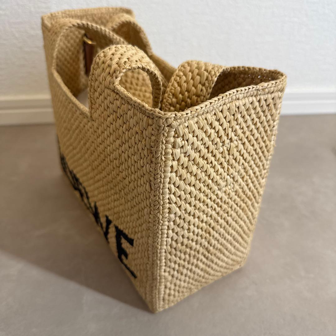 【新品未使用】ロエベフォント トート ミニ（ラフィア）