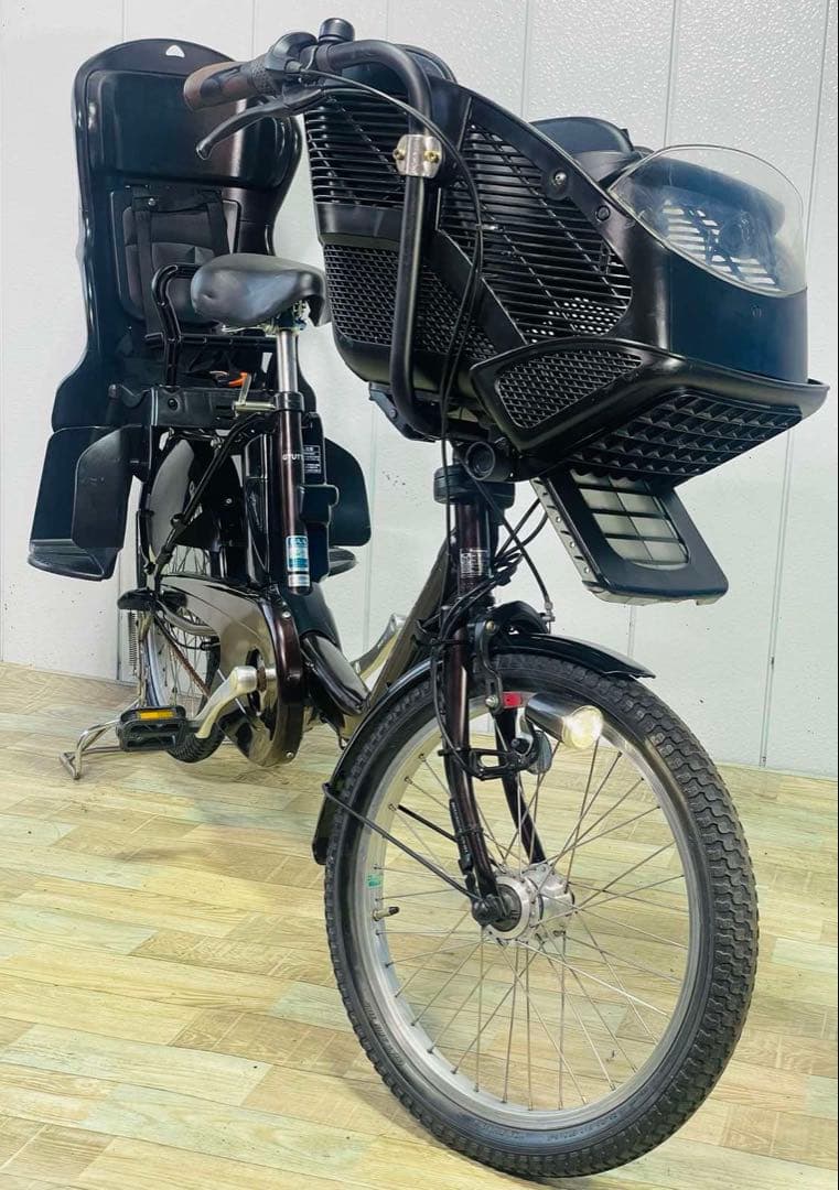 2991パナソニック8,アンペア　3人乗り対応子供乗せ　電動アシスト自転車