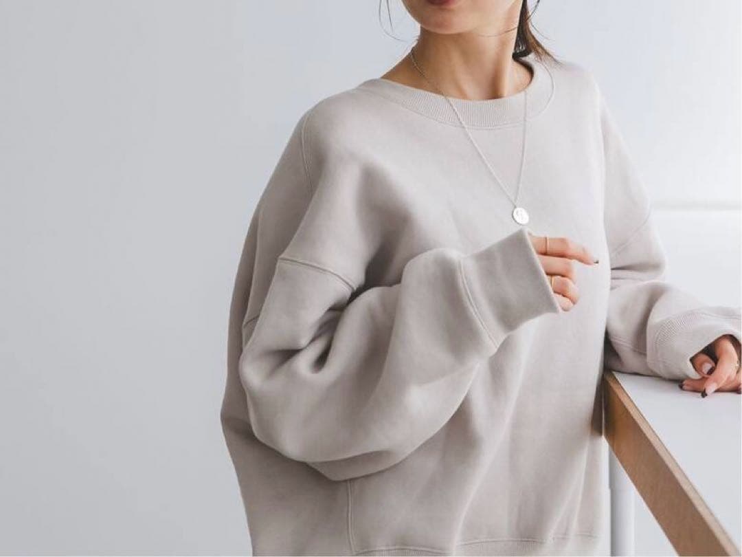 NOBLE ナッピングオーバーニュアンススウェット