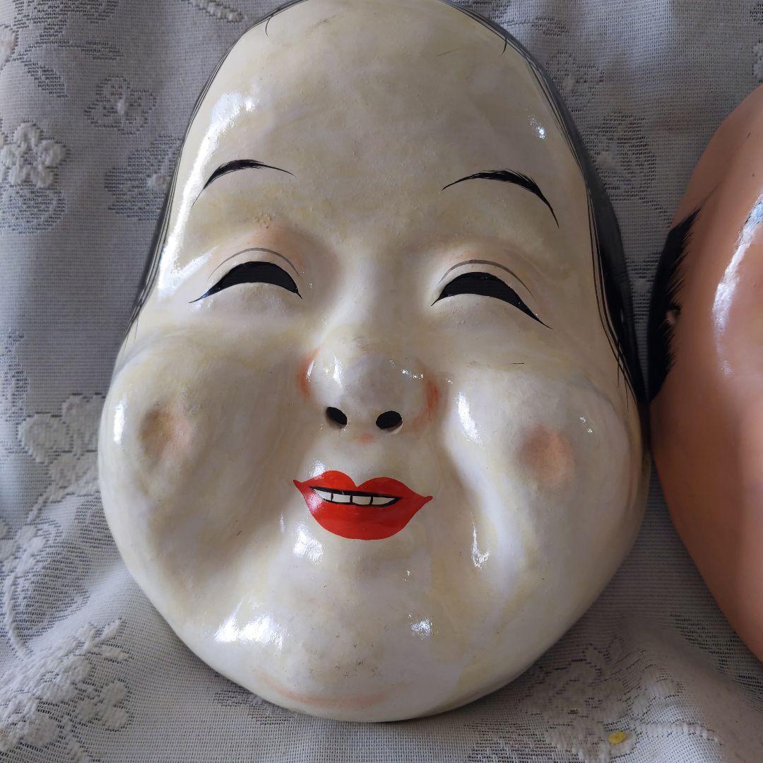 日本舞踊くわえ面おかめひょっとこ