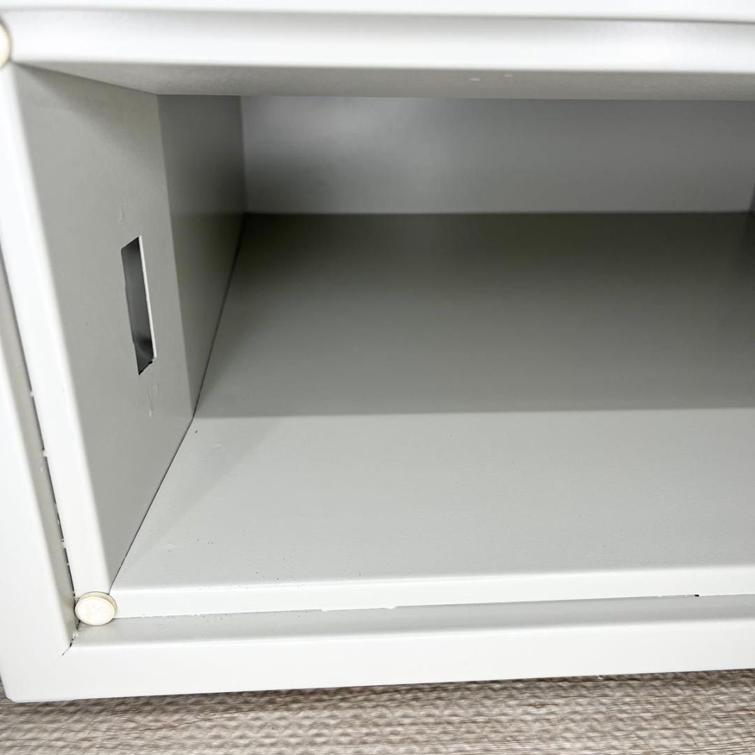 【美品】日本アイエスケイ 耐火金庫 CPX-A4 A4ファイル収納　アイボリー