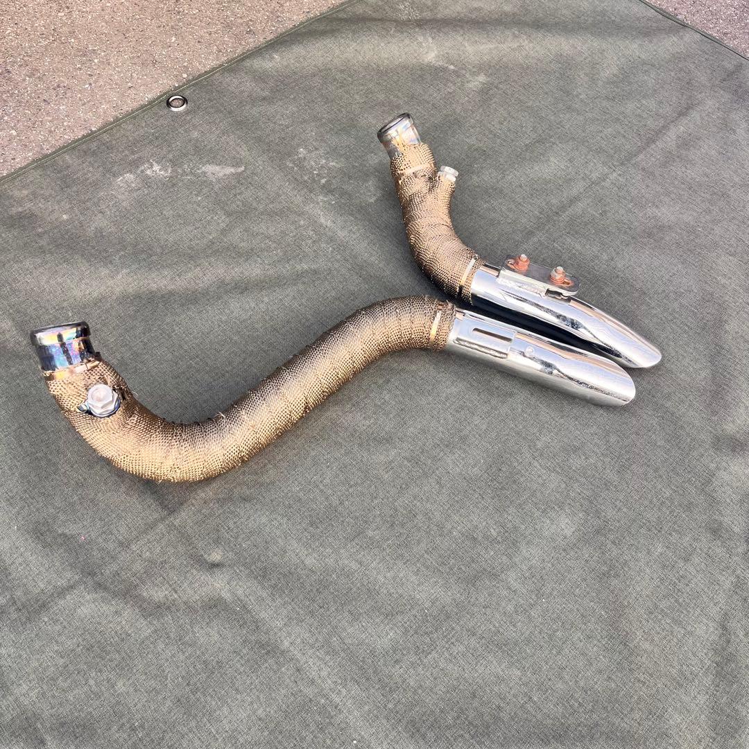 Harley Davidson Yパイプマフラー