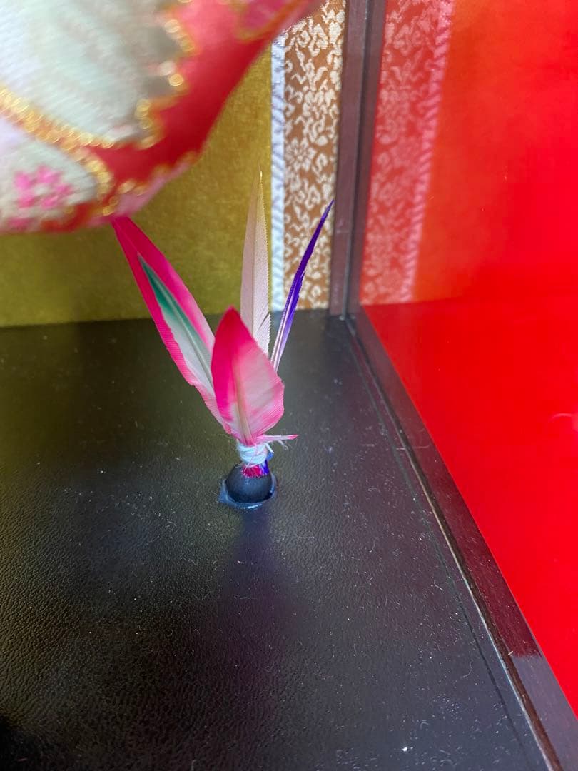 東京久月　羽子板　ガラスケース１３号・間口約２５×奥行約２３×高さ約４８㎝