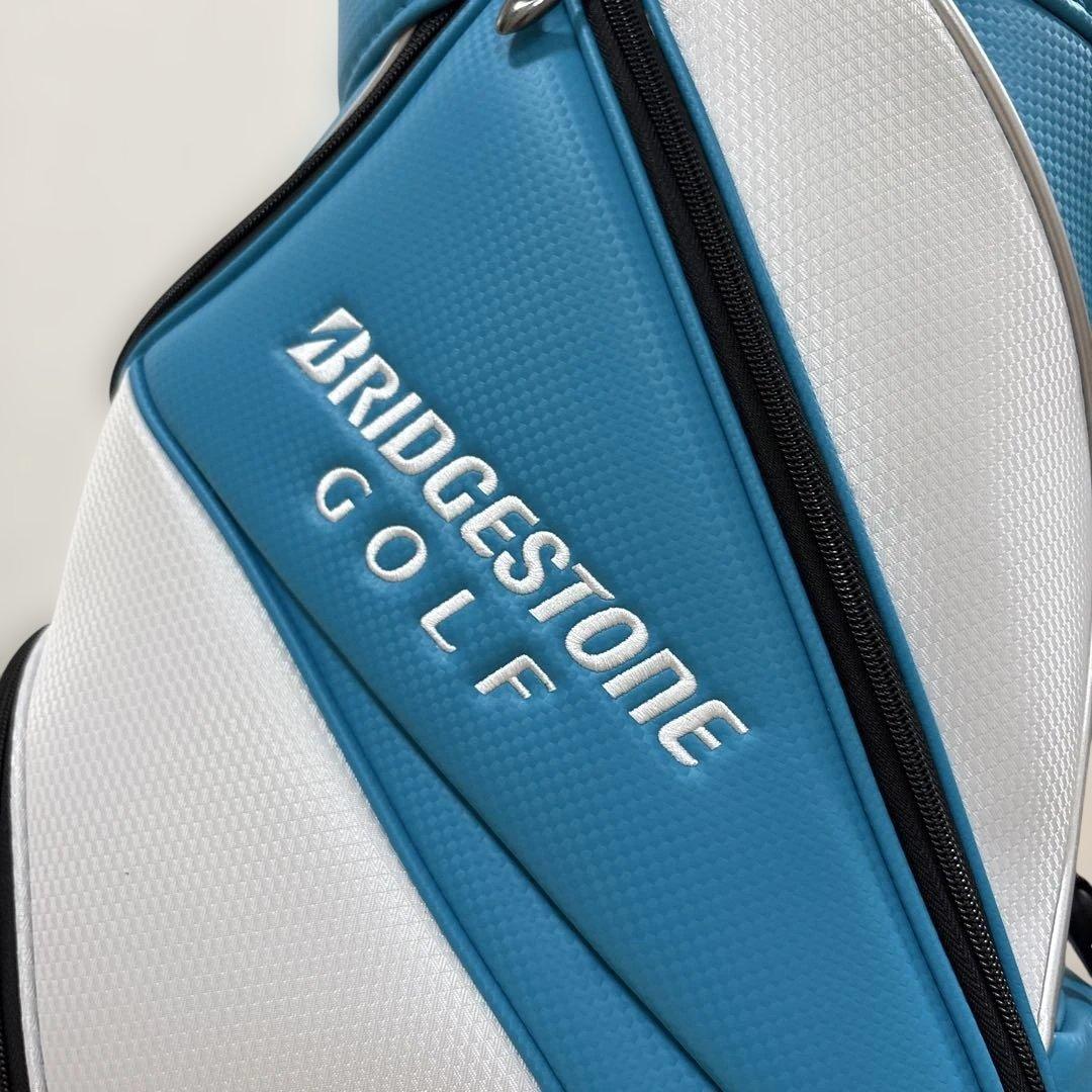 ブリヂストン　キャディーバッグ　ターコイズ