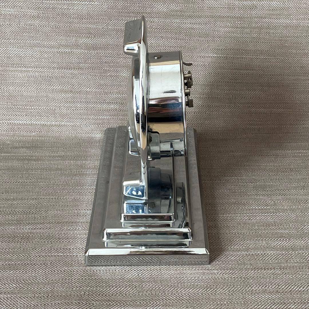 Lux ヴィンテージ 時計置物 1930年代 クローム ラックス グッドラック