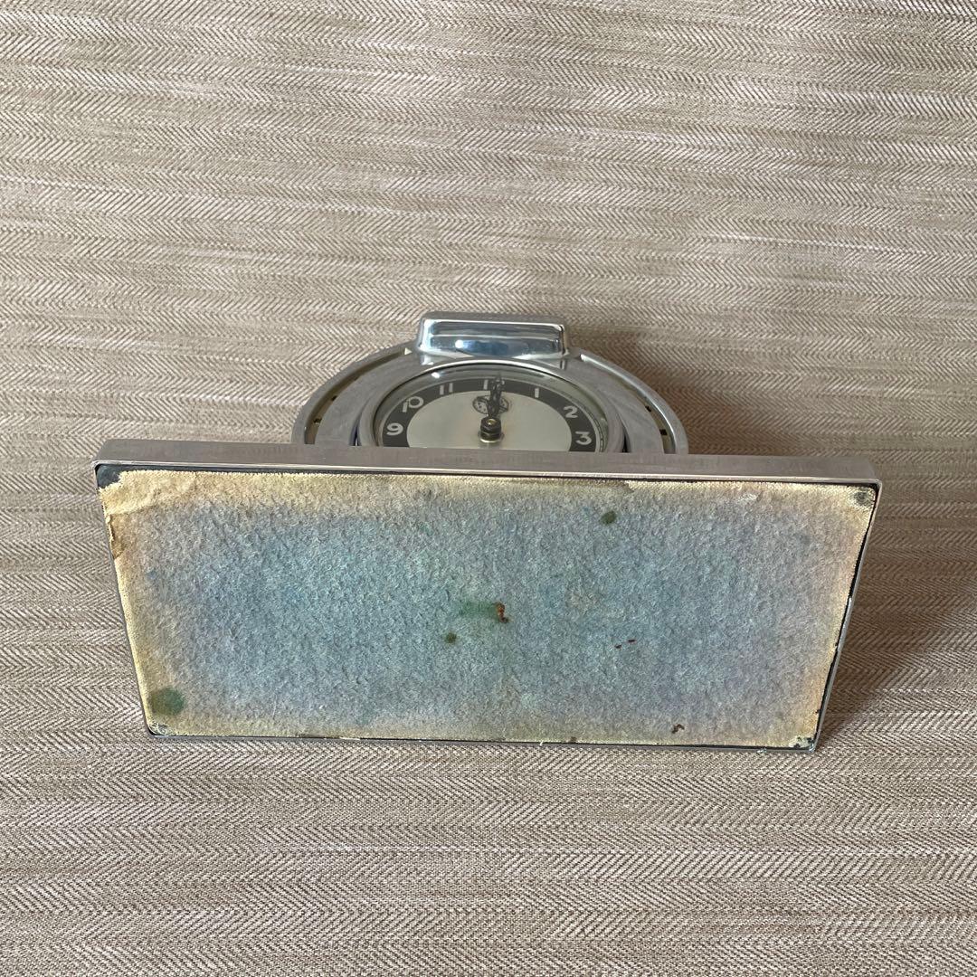 Lux ヴィンテージ 時計置物 1930年代 クローム ラックス グッドラック