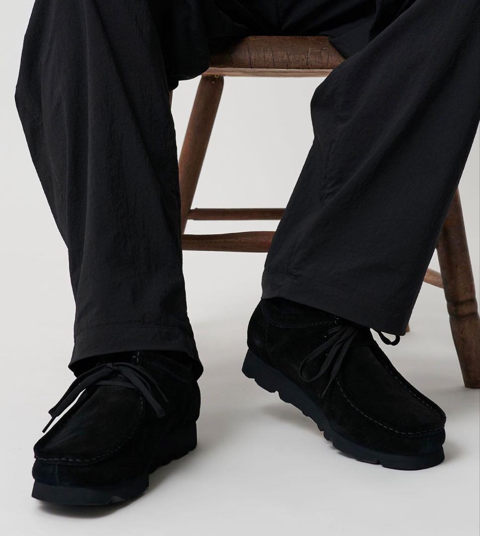 【美品】クラークス ワラビー ゴアテックス ブラック 24.5cm