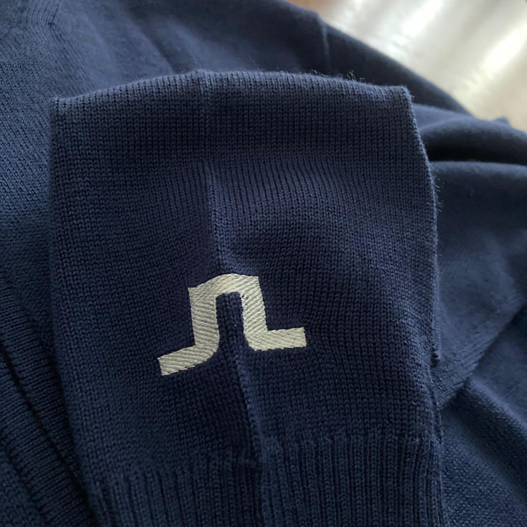 【新品】J.LINDEBERG ゴルフセーターハーフジップアップM(46) 秋冬