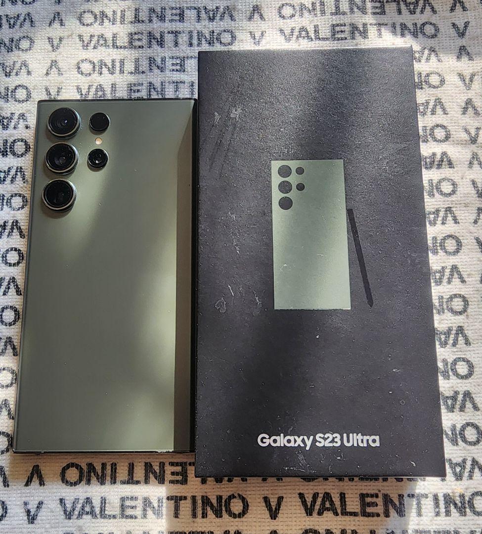 香港版 Galaxy S23 Ultra グリーン 256GB BLU済