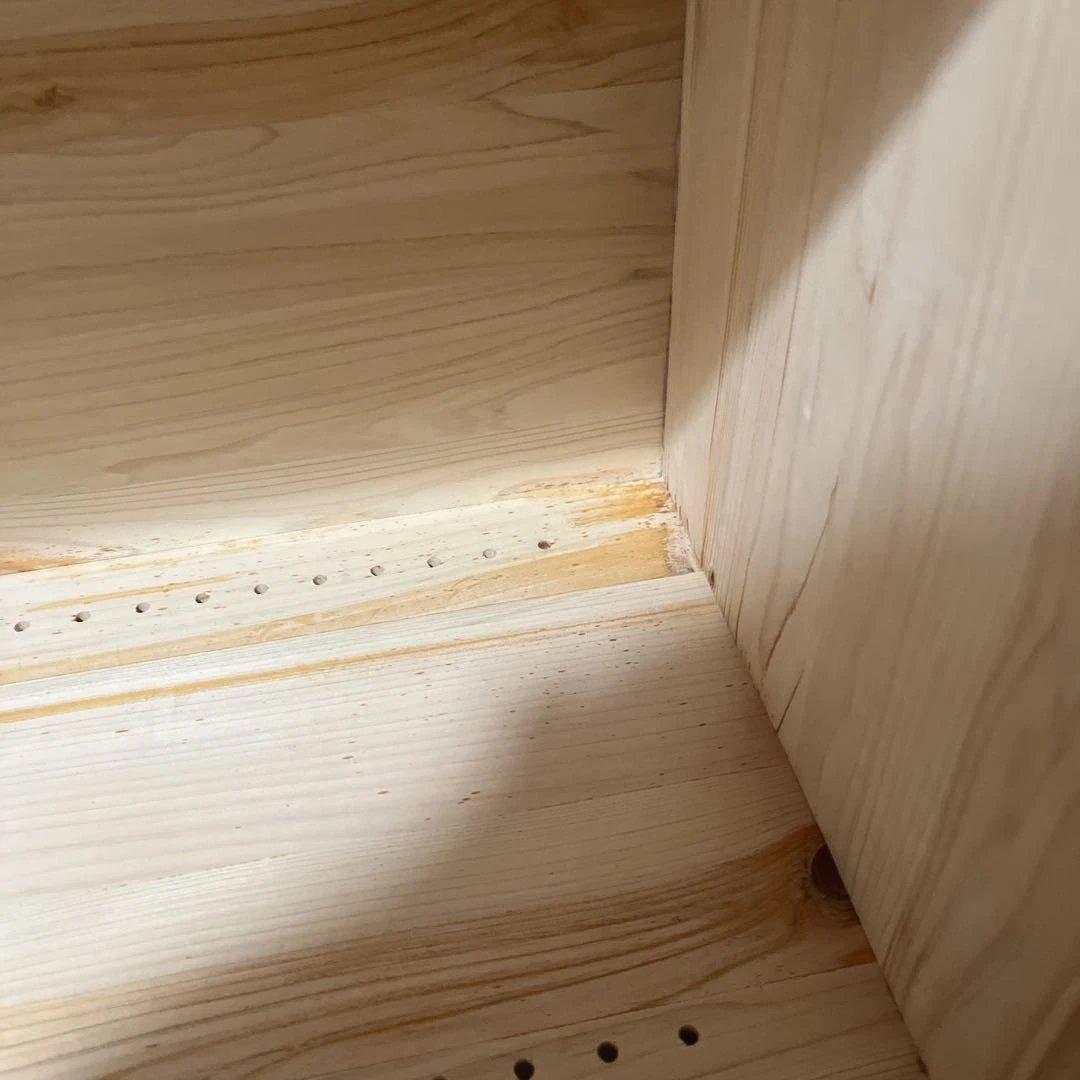 木製ローボード（紀州檜製 ）ベルメゾン