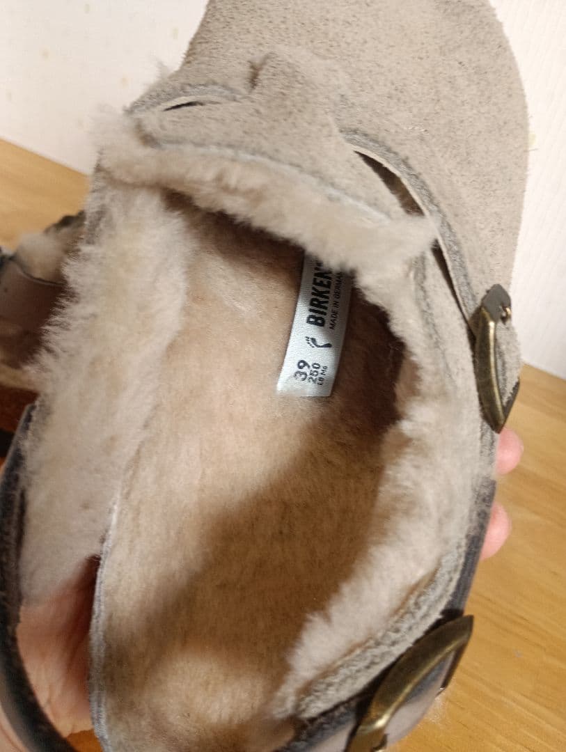 BIRKENSTOCK　ボストントキオ シアリング ナロー　ボアサンダル39