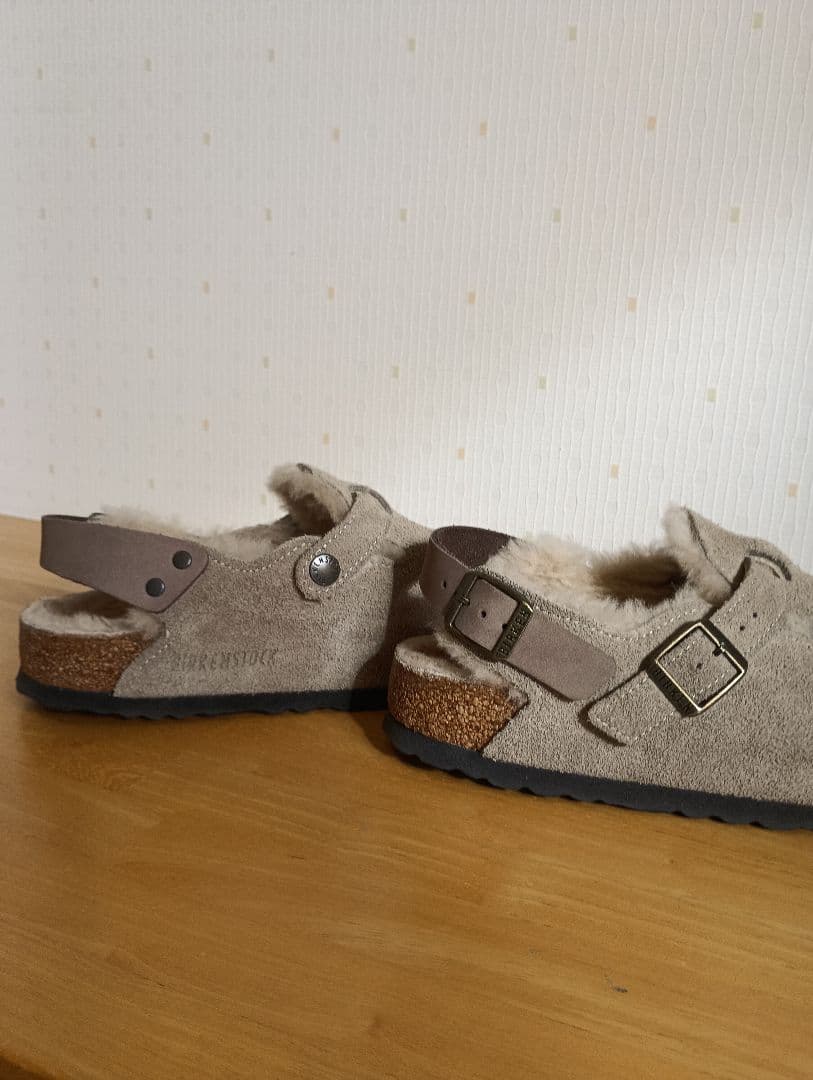 BIRKENSTOCK　ボストントキオ シアリング ナロー　ボアサンダル39