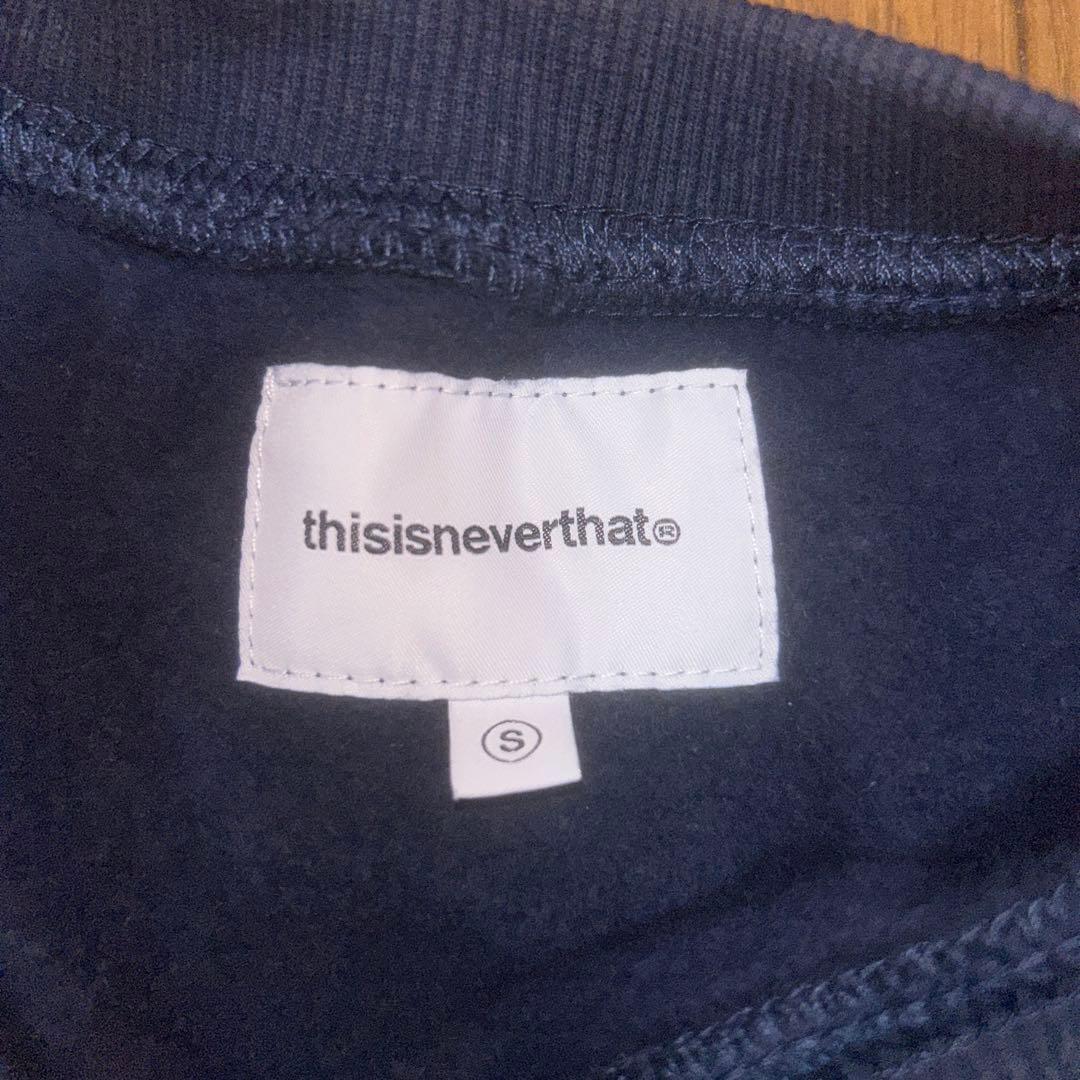 thisisneverthat ネイビー スウェット S
