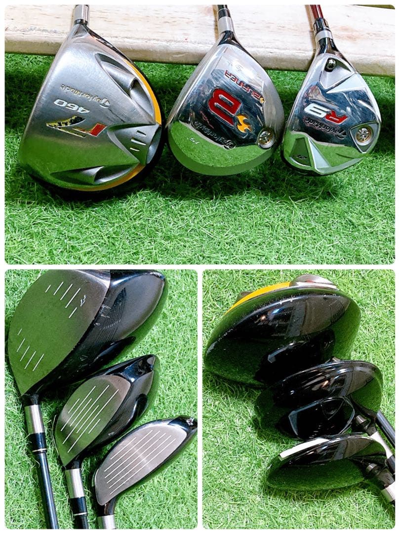 M テーラーメイド　初心者オススメ　ゴルフクラブ　メンズセット　右利き　12本