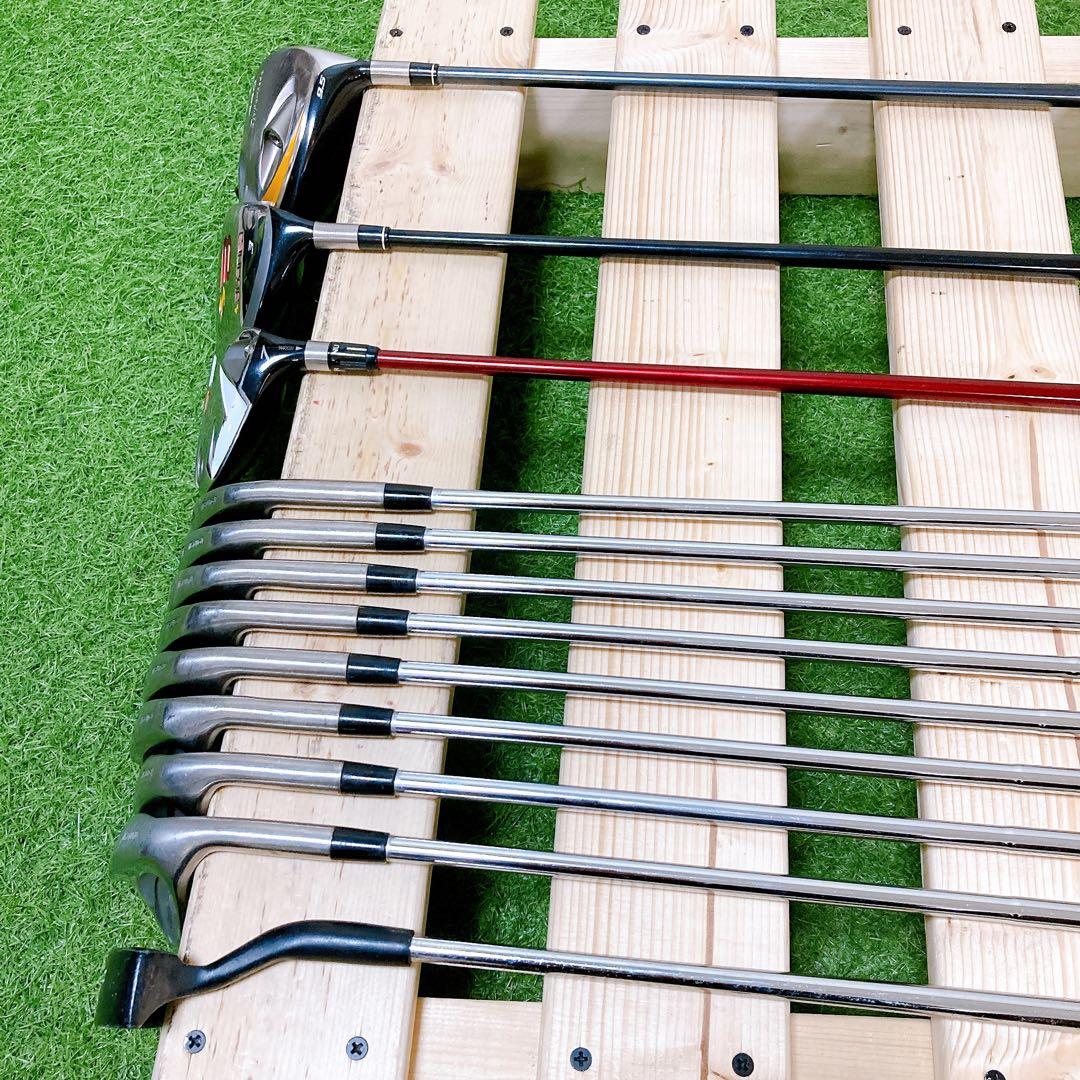 M テーラーメイド　初心者オススメ　ゴルフクラブ　メンズセット　右利き　12本