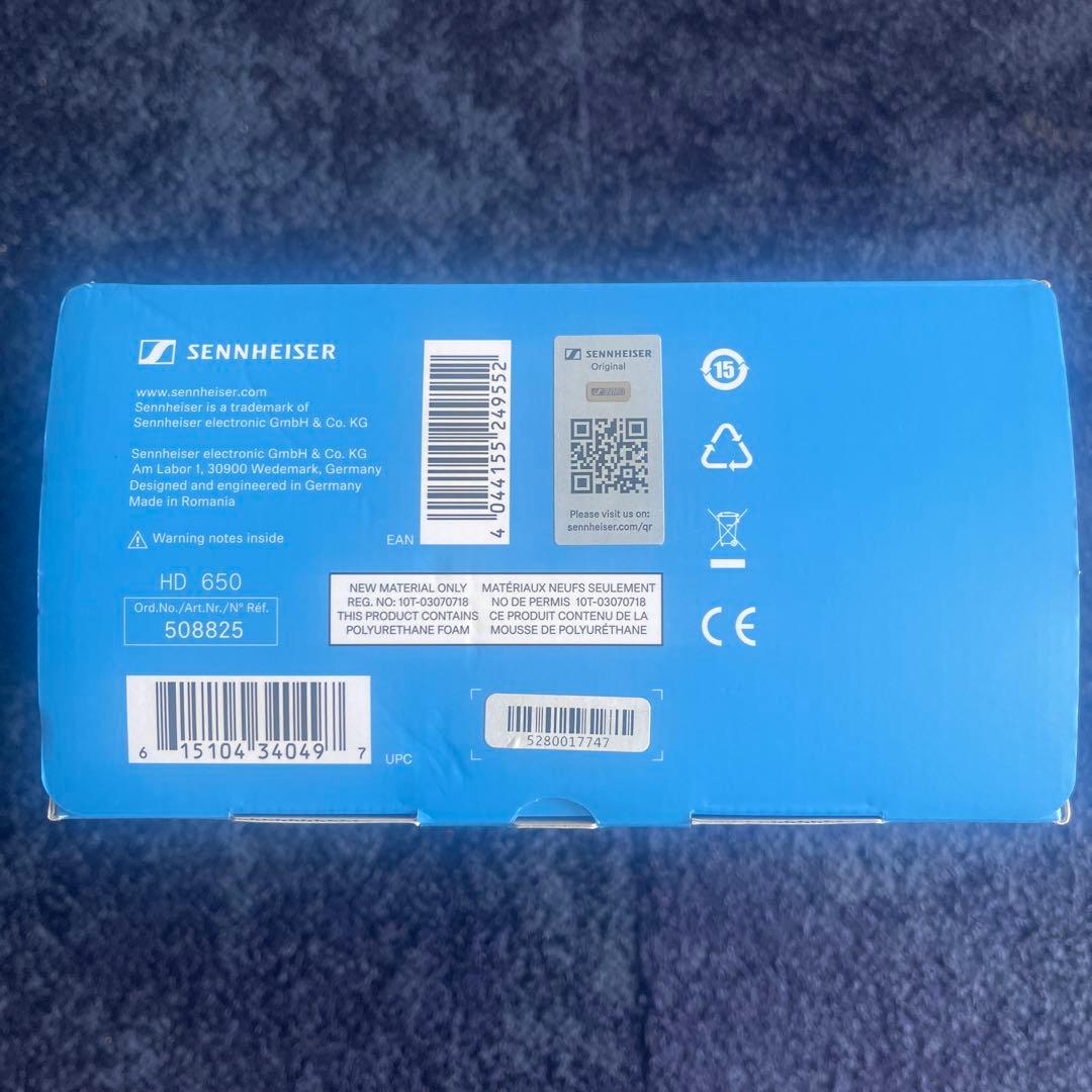 ゼンハイザーヘッドホン HD650 Sennheiser