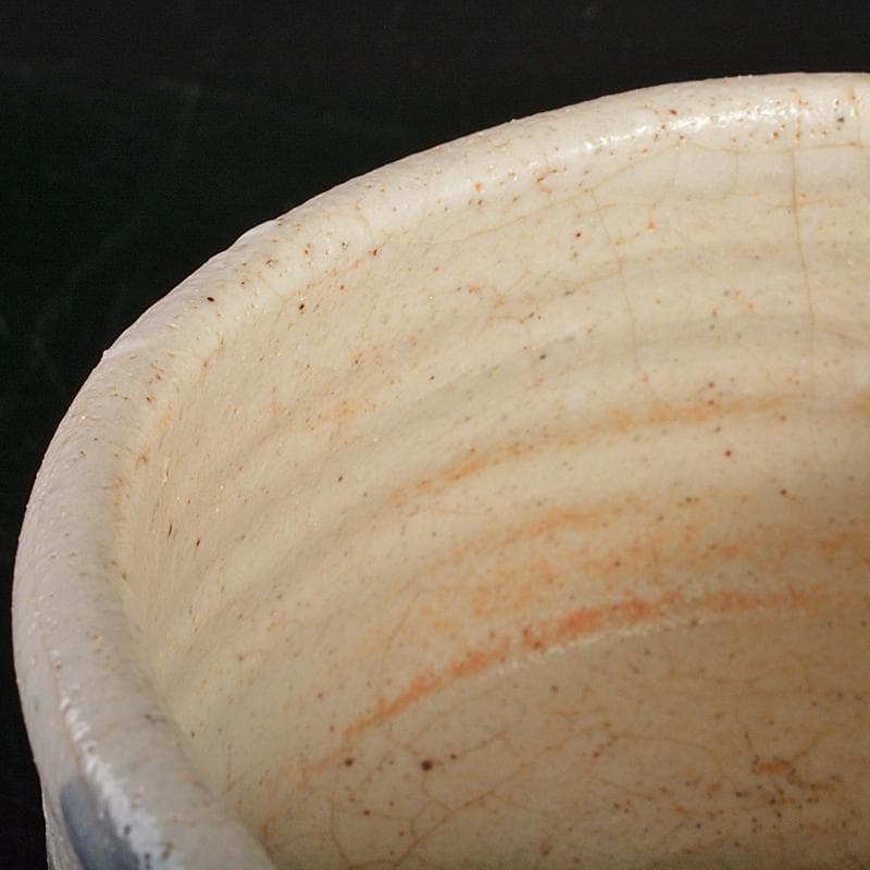 茶道具　志野焼　絵志野　茶碗　裏千家十五代鵬雲斎極め箱　M　R6825