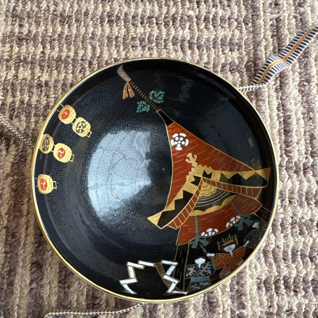 茶碗　祇園祭　中村　源水　作