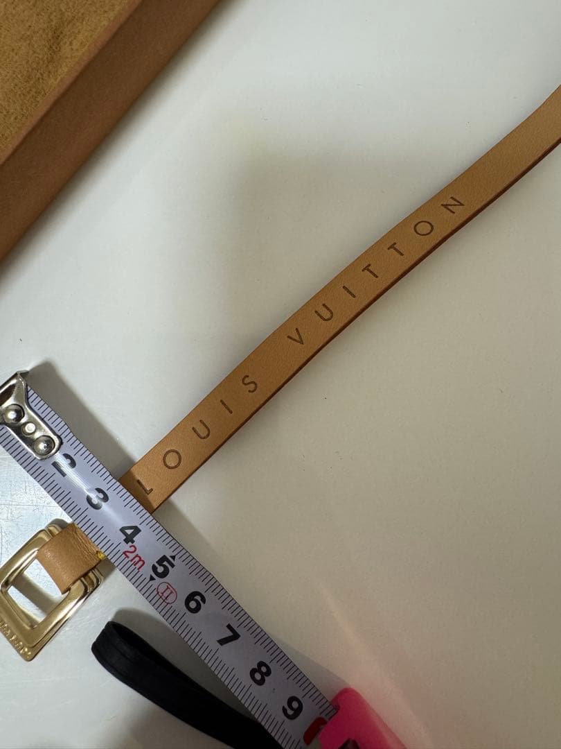 【sarry】LOUIS VUITTON ベージュ レザーベルト