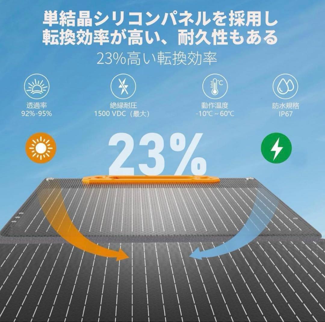 EVOPOW折りたたみ式ソーラーパネル 200W 新品未開封品‼️