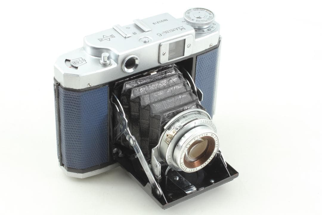 【整備済　美品】ディープブルー Mamiya-6 IVB 75mm f3.5