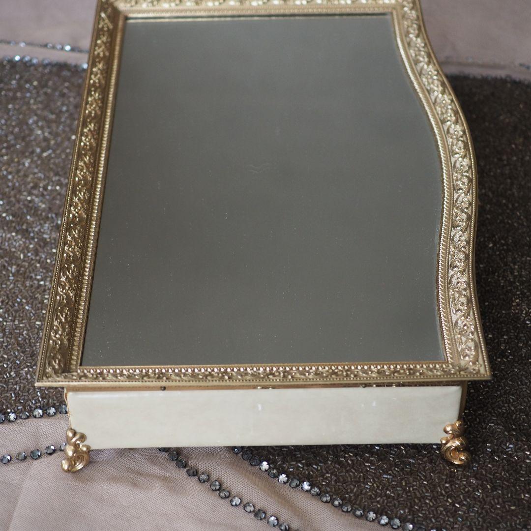 ジュエリートレイ ジュエリーケース 鏡 ミラー SHISEIDO ディスプレイ