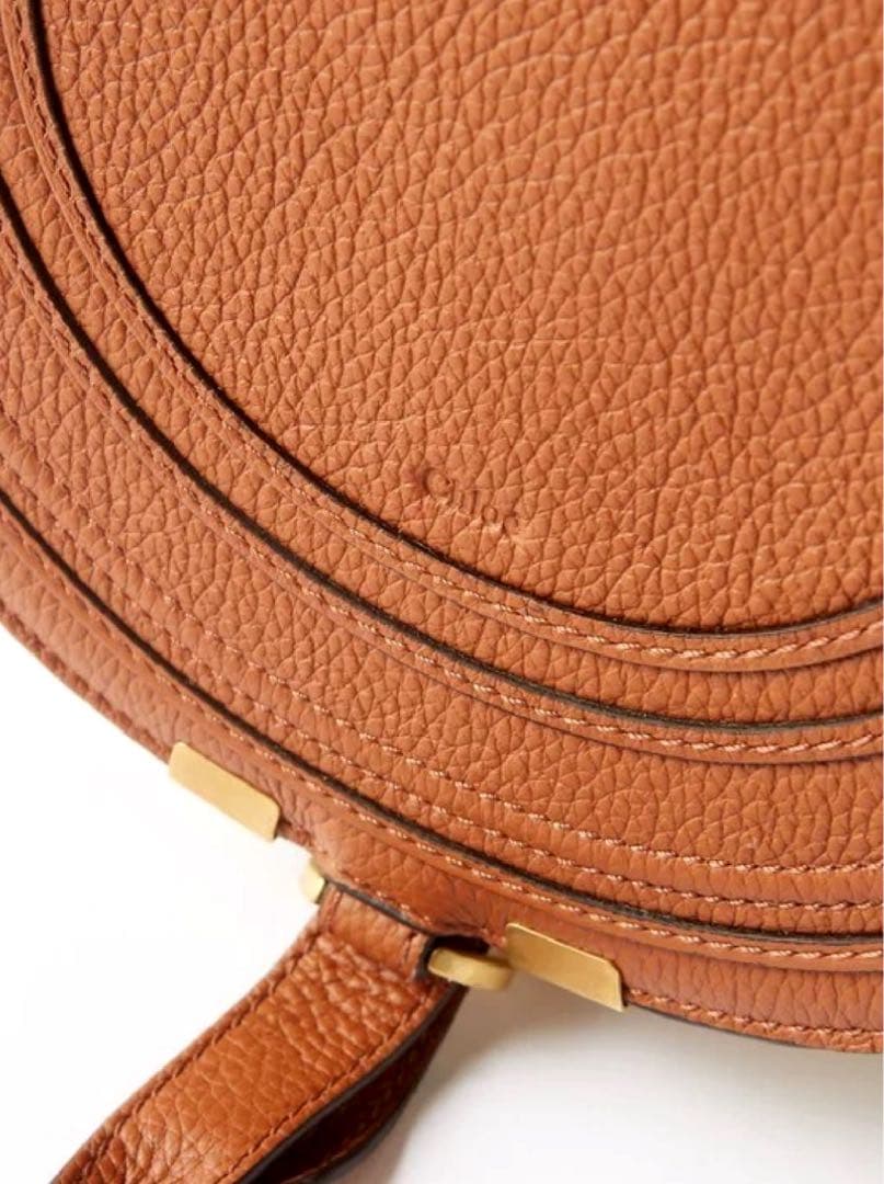 chloe マーシー　ラフィア&レザー　クロスボディバッグ