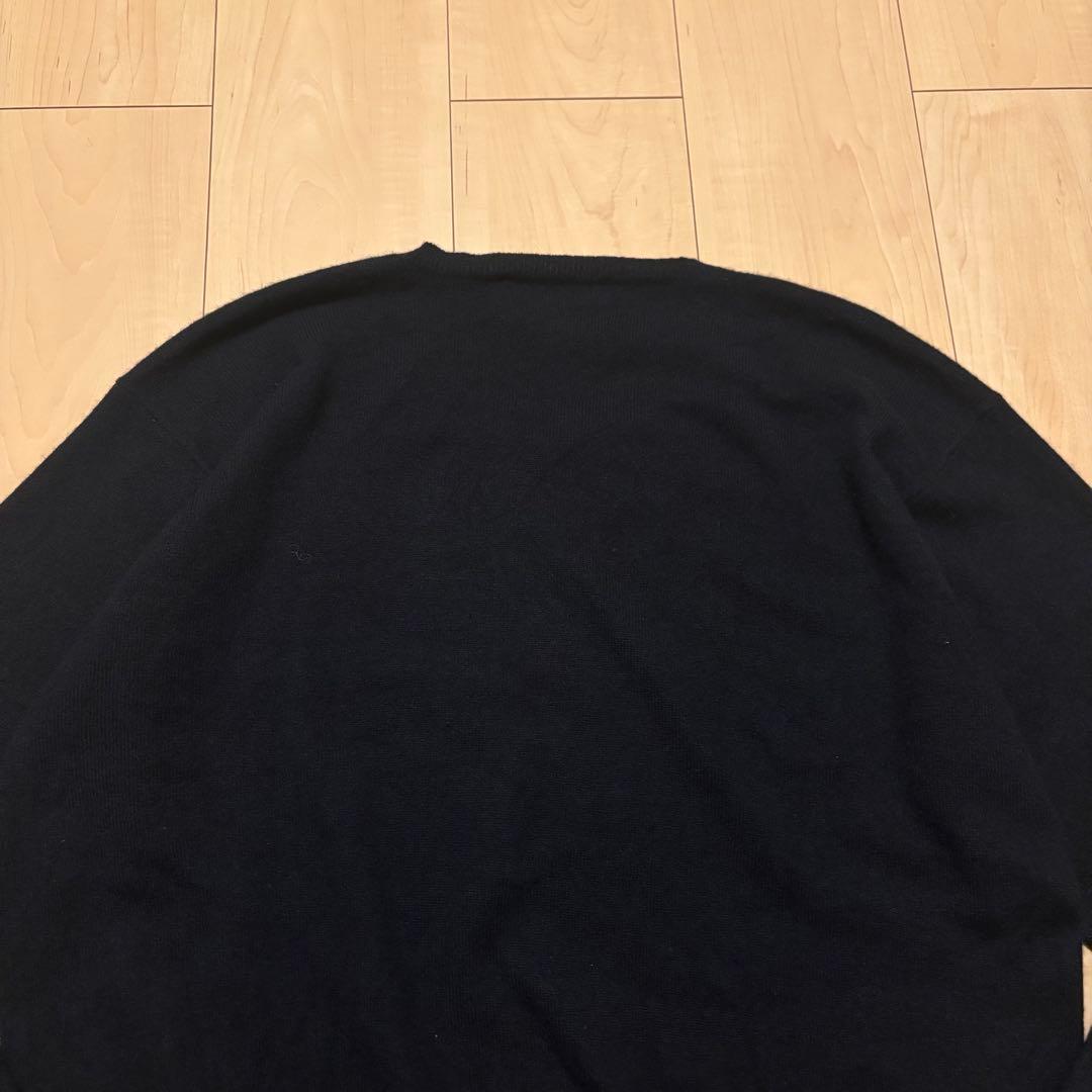 90s ラルフローレン カシミヤ100%ニット セーター ポニー無し ネイビー