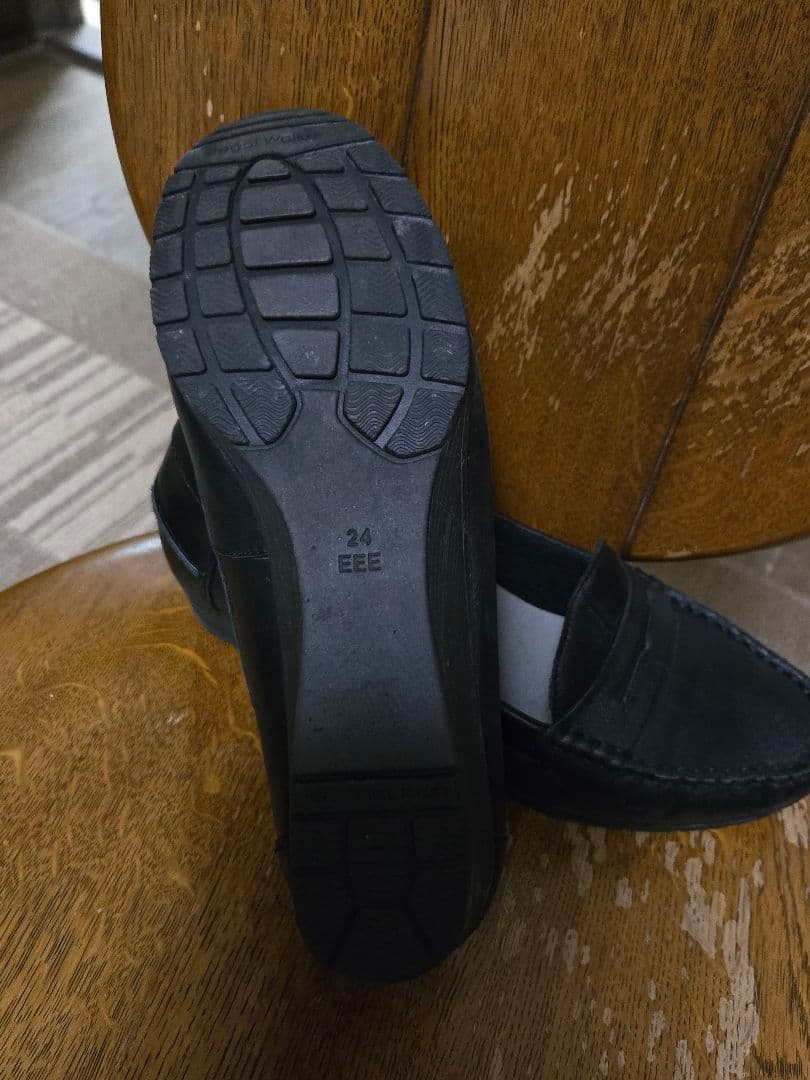 リーガルウォーカー　Regal Walker　黒　ブラック　ローファー　24cm