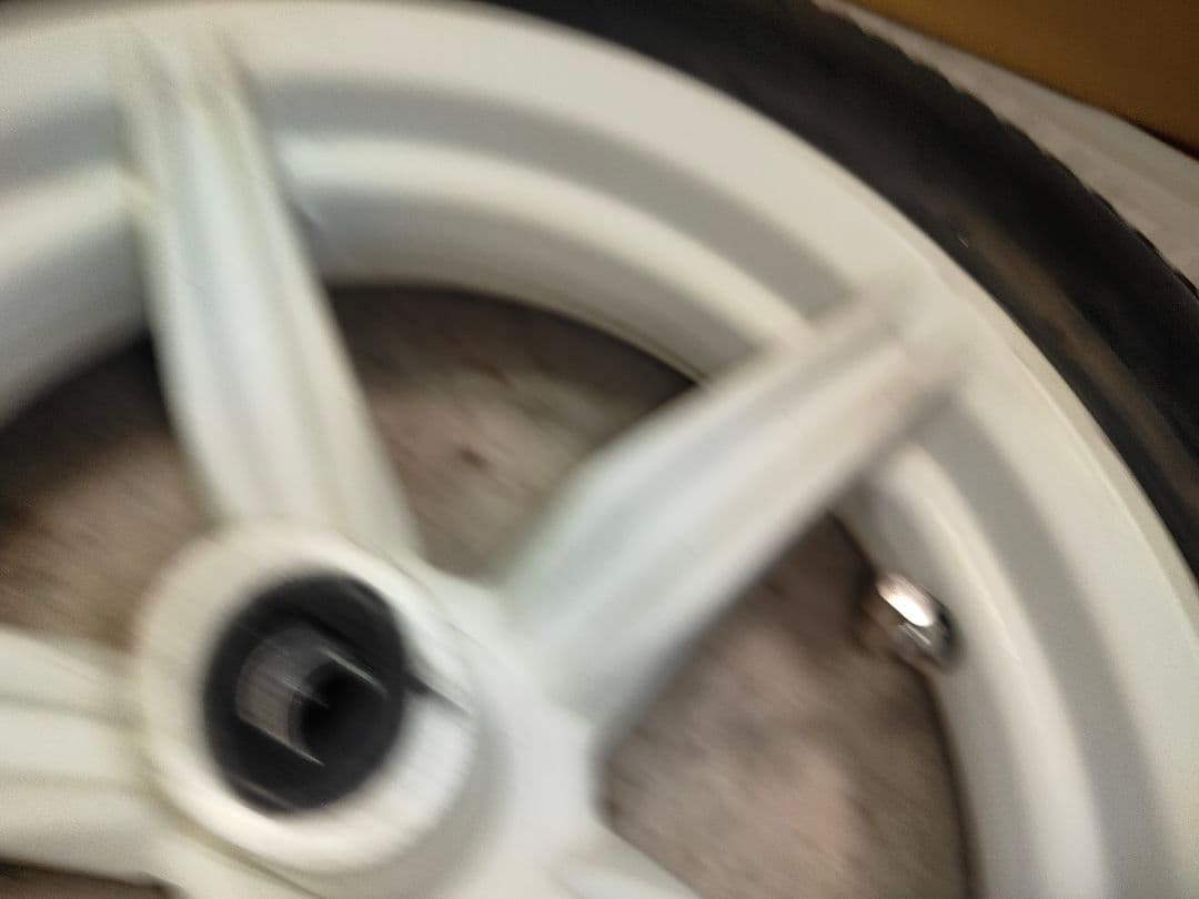 専用 4型5型 シグナスX 純正前後ホイール 希少なホワイトホイール のみ