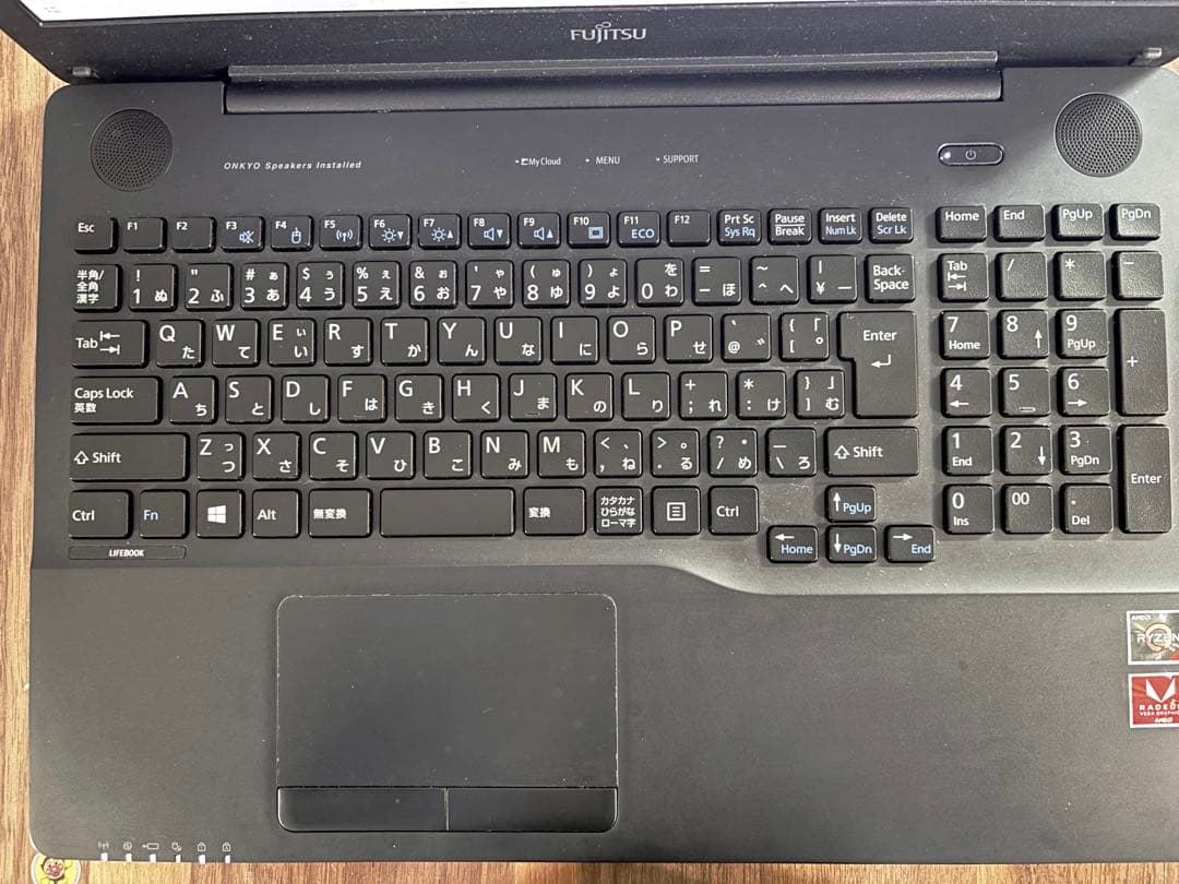 【美品】富士通 LIFEBOOK WAB/D3 SSD256GB 8G 15.6