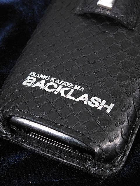 新品!!(定価33000)バックラッシュ・オイルパイソン iphoneケース