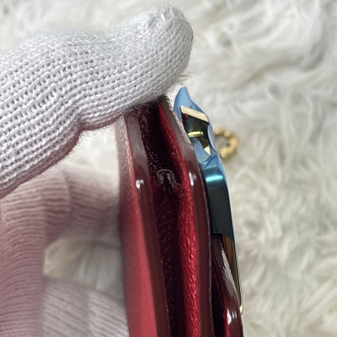 新品　BALLY カードケース　名刺入れ チェーンストラップ付き