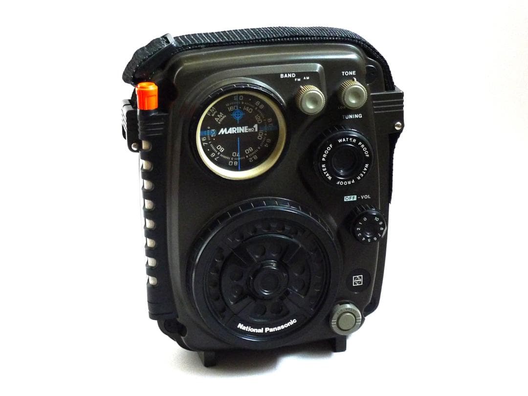 値下)ナショナルパナソニック防浸形AMFMラジオ RF-622 MARINE-1