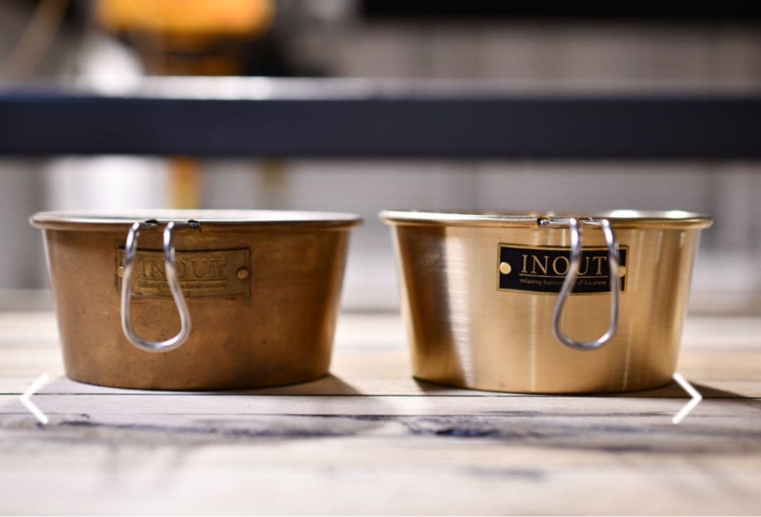 完売品　2個セット　INOUT イナウト 真鍮 シェラカップ Brass