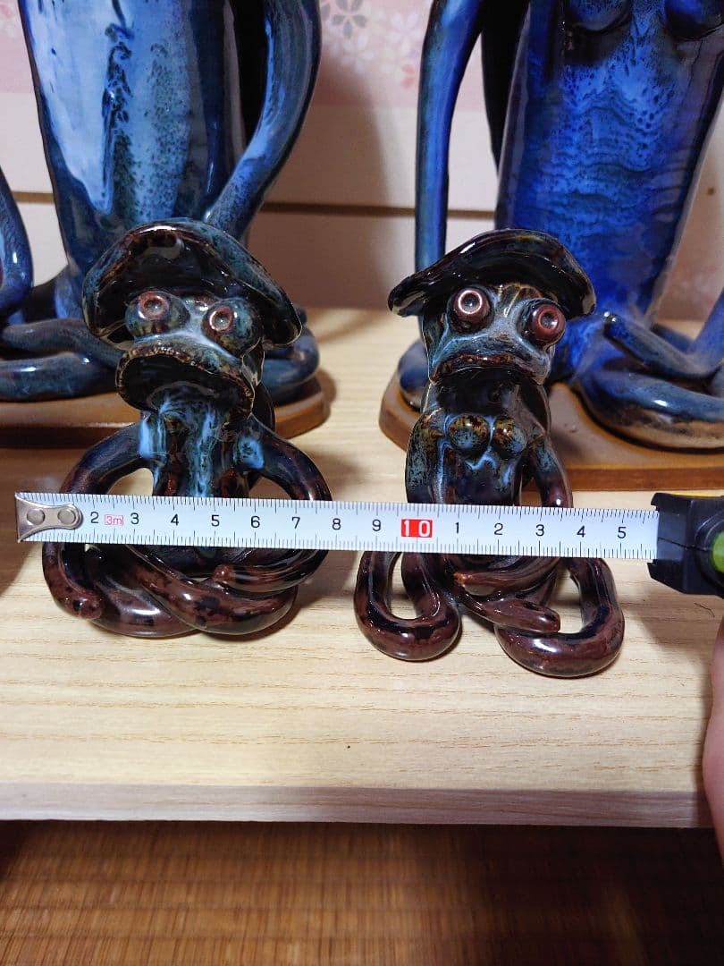 宮陶　宮崎ガラッパ　男の子、女の子、湯のみ　計5点