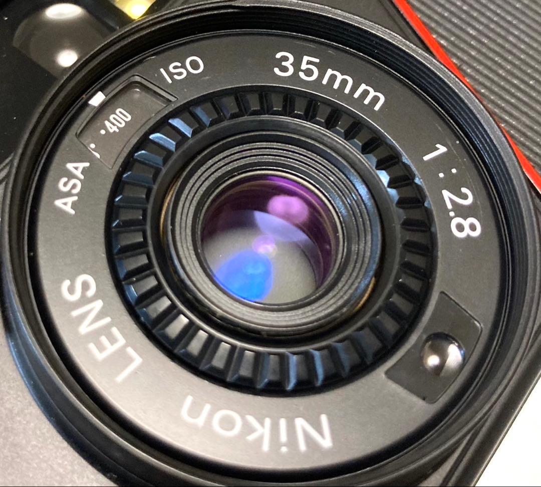 【動作品 外観美品】Nikon L35AD ピカイチ 動作確認済 ケース付き